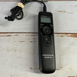 Insignia NS-DURT100 Wired Digital Interval Timer for Cameras Black - Used